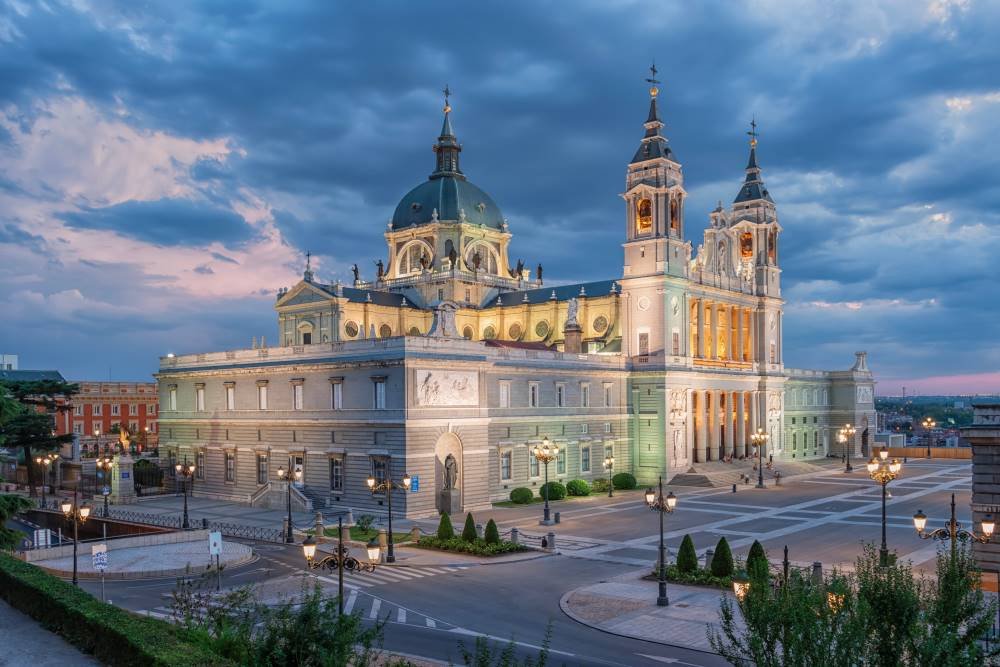 Almudena-Cathedral-in-Madrid-Spain