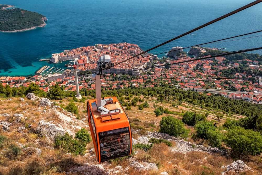 Dubrovnikin köysirata – ilmassa halki historian ja Adrianmeren