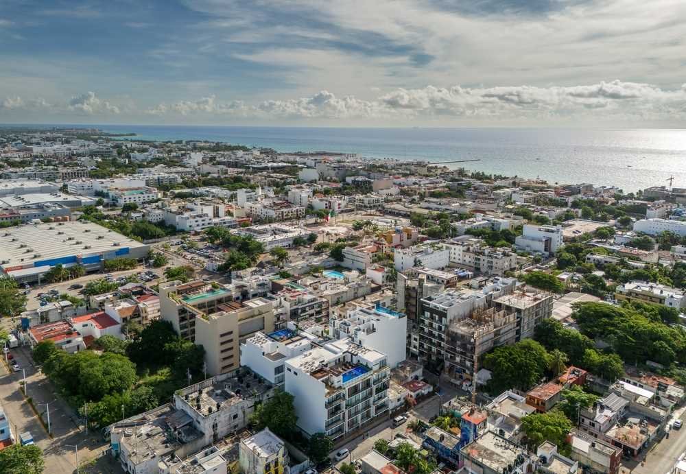 Playa del Carmen – Karibian rannikon sydän ylhäältä katsottuna