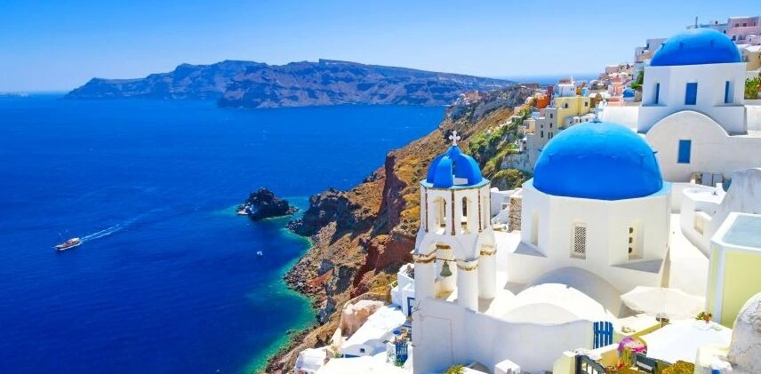 Santorini, auringonlasku, Kreikka, tarjous, edullinen